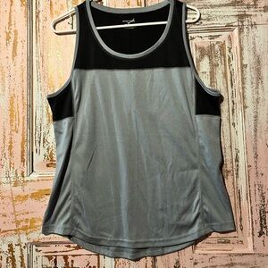exertek Gray and Black Athletic Tank Top